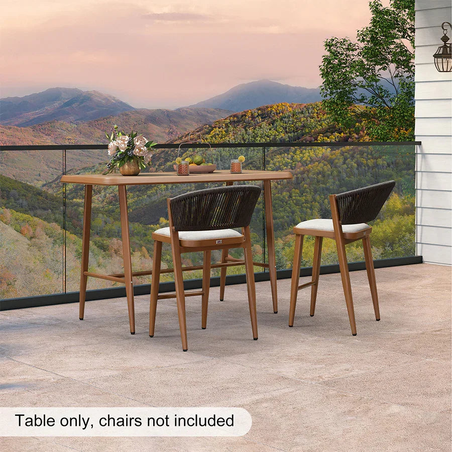 bar stools table