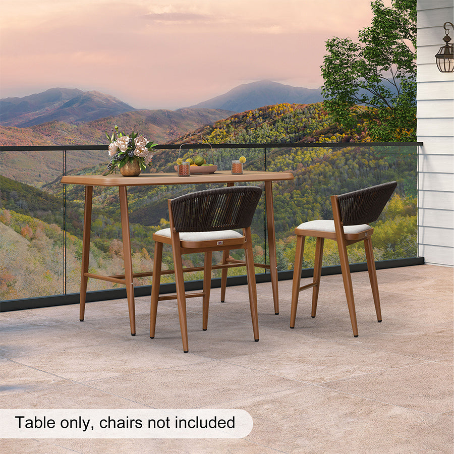 bar stools table